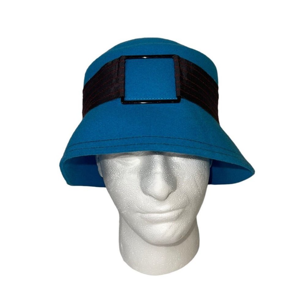 Albertus Swanepoel for Target Women's Blue w/ Brown Buckle Cloche One Size